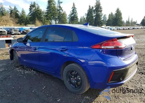 2019 Hyundai Ioniq Blue z USA, uszkodzony, nr VIN KMHC65LC9KU179936